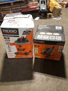 lot 16 image: Lot of Assorted WetDry Shop Vacs Various Models and Conditions Customer Returns See Pictures