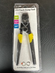 lot 110 image: Apollo 69PTKG1096 Clamp Tool, 38 in to 12 in to 34 in Crimping, PEX Crimping Plug