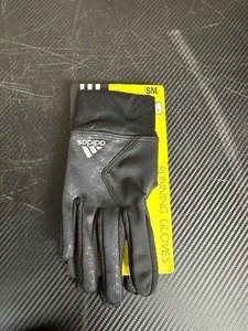lot 70 image: New Adidas Running Gloves With Touchscreen - Size S  Small - Black