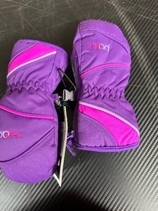 lot 72 image: New Head Childrens Winter  Ski Mittens with Dupont Sorona Insulation - Size XXS  Violet Purple Pink
