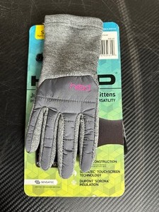 lot 202 image: New Head Womens Running Gloves With Touchscreen - Size S  Small  Gray