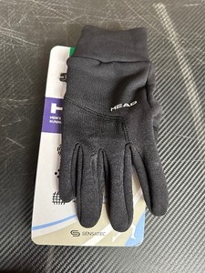 lot 75 image: New Mens Head Running Gloves with Touchscreen - Size XL  X Large Black