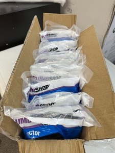 lot 109 image: 10 New Plumb Shop Stainless Steel Braided Plumbing 96 14 x 14 Comp Connection Lines Model PLS0-96IM P