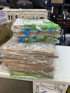 lot 290 image: Big Pile True Blue Basic Protection Filtration Furnace  Air Filters