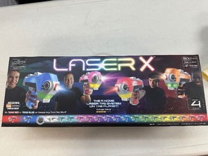 lot 254 image: New Laser X 4 Person Laser Tag System 300 Range