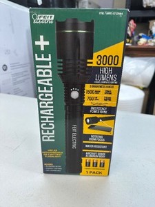 lot 98 image: Feit Electric FEIT Rechageable Flashlight 3000 Lumens Power Bank, FLR3000CFLEXRP