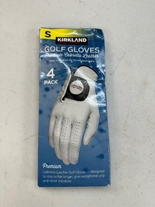 lot 97 image: New 4 Pack of Kirkland Golf Gloves Size Small - Right Hand Glove for the Left Handed Golfer