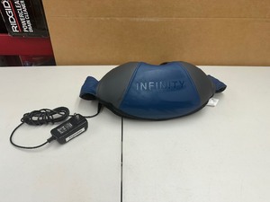 lot 250 image: Infinity Cordless Rechargeable Shiatsu Neck Shoulders and Body Massager with Heat 5 Hour Runtime Between Charges 4 Programs Speed Control
