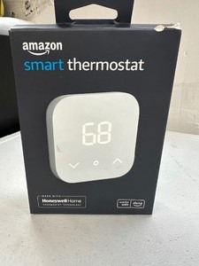 lot 47 image: Amazon Smart Thermostat Model S6ED3R  Save money and energy
