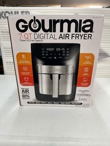 lot 198 image: New Gourmia 7 Quart Digital Air Fryer