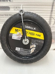 lot 194 image: New Gorilla Flat Free 16 Tire  Wheel