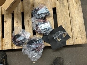 lot 232 image: New 4 Pack of 5 x 2 Caster Wheels and hardware