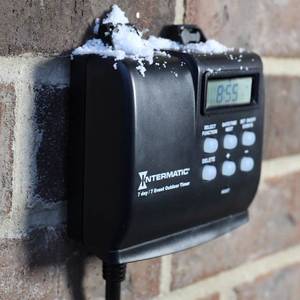 lot 80 image: Intermatic HB880R Outdoor Timer with 7-Day Programming - Astronomic Self-Adjust Timer - Versatile Plug-in Design for Lights, Pumps, or Fans