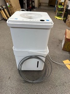 lot 77 image: Midea 50 pt. Smart CUBE Dehumidifier up to 4,500 sq. ft. ENERGY STAR, 3X More Water Capacity, Wi-Fi Enabled in White