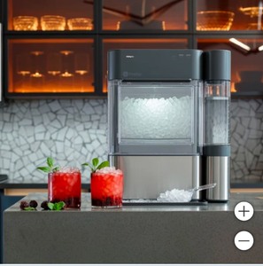 lot 7 image: GE Profile Opal 2.0 with 0.75 Gallon Tank, Chewable Crunchable Countertop Nugget Ice Maker, Scoop included, 38 lbs in 24 hours, Pellet Ice Machine with WiFi & Smart Connected, Stainless Steel