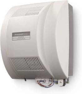 lot 20 image: New Honeywell Home Whole House Fan-Powered Humidifier w Installation Kit - HE360A1075 - Houses up to 4500 SqFt