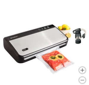 lot 58 image: FoodSaver FM2900 Vacuum Sealing System Keeps Food Fresh & Stored w Bags