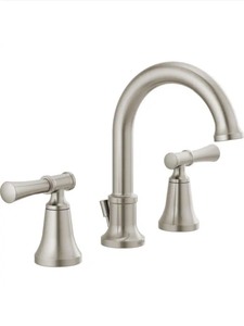 lot 64 image: Delta Chamberlain 8 in. Widespread 2-Handle Bathroom Faucet in SpotShield Brushed Nickel new