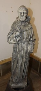 lot 25 image: St. Francis Concrete Lawn & Garden Statue