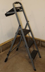 lot 26 image: SR Safe Reach Step Stool wCaddy Tray Model SRS-3T