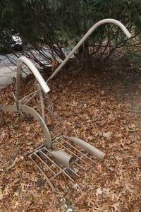 lot 59 image: Lawn & Garden Implement DeCor Horse Drawn Plow