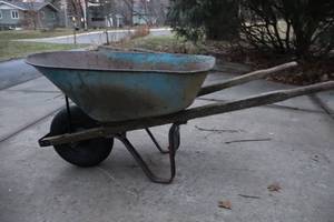lot 67 image: Vintage Wheel Barrel