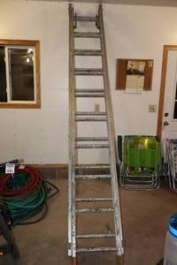 lot 114 image: 20-Foot Extension Ladder...