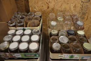 lot 105 image: (4 box) Canning JarsAssorted Sizes and Brands