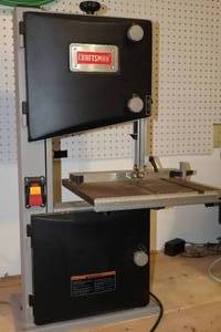 lot 100 image: ShopSears Craftsman 10-Inch Bandsaw Model 119.214000