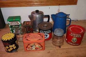 lot 95 image: Vintage Tins