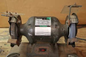 lot 46 image: Garage Shop Workbench...Buffalo 6-Inch Electric Bench Grinder
