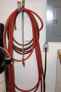 lot 34 image: Air Compressor Hoses, Nozzle
