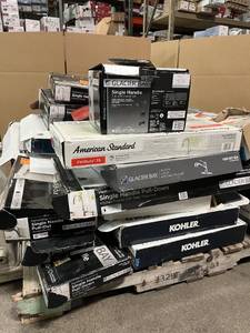 HUGE LOT of MOEN, DELTA, PFISTER, Glacier Bay Kitchen Faucets, Bathroom Faucets, Showers, Bathtub Faucets - For Parts - Sells GREAT on eBay