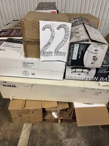 HUGE LOT of Lighting, Ceiling Fans, Recessed Lights Misc Hampton Bay, Hunter, Progress Lighting - For Parts - Sells GREAT on eBay