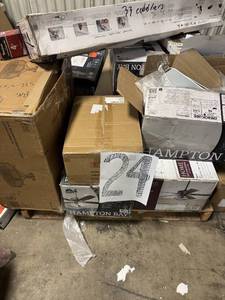 HUGE LOT of Lighting, Ceiling Fans, Recessed Lights Misc Hampton Bay, Hunter, Progress Lighting - For Parts - Sells GREAT on eBay