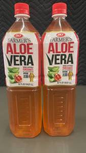 Farmers OKF Aloe Vera Drink - Pomegranate Flavor (Set of 2 Bottles)