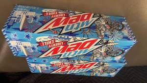 2 X 12 packs Liberty Chill Mountain Dew Soda Cans