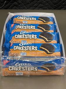 Pack of 8 Oreo Cakesters with Peanut Butter Flavor Cream - Soft Snack Cakes