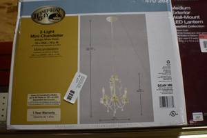 3 Light Chandelier