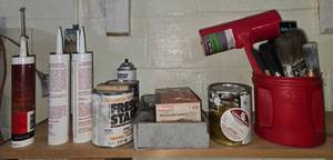 lot 130 image: Assorted Paint Supplies and Tools Collection