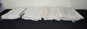 lot 160 image: Woven rugs of various sizes, colors and textures.