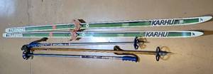 lot 171 image: Karhu Training Cross Country Skis with Poles
