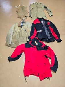 lot 303 image: Lot of 5 Assorted Mens Jackets and Shirts  & Pants - Sizes L & XL