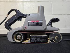 lot 308 image: Porter-Cable Model 362 Belt Sander with Dust Pick-Up - 4x24 Inch - untested