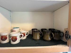lot 210 image: Collection of Coffee Mugs Including Waffle House and Mom of the Year Designs