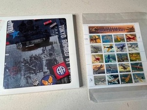 lot 270 image: Mint World War II Commemorative Stamp Set