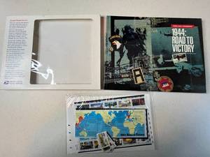 lot 271 image: WWII 1944 Road to Victory Stamp Set - Stamps are sealed