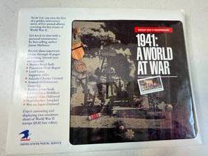 lot 272 image: 1991 WWII Commemorative Mint Stamp Set - 1941 A World at War