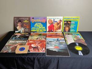 lot 181 image: Collection of Vintage Vinyl Records from Various Artists