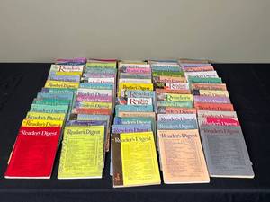 lot 194 image: Collection of Vintage Readers Digest Magazines from Various Years